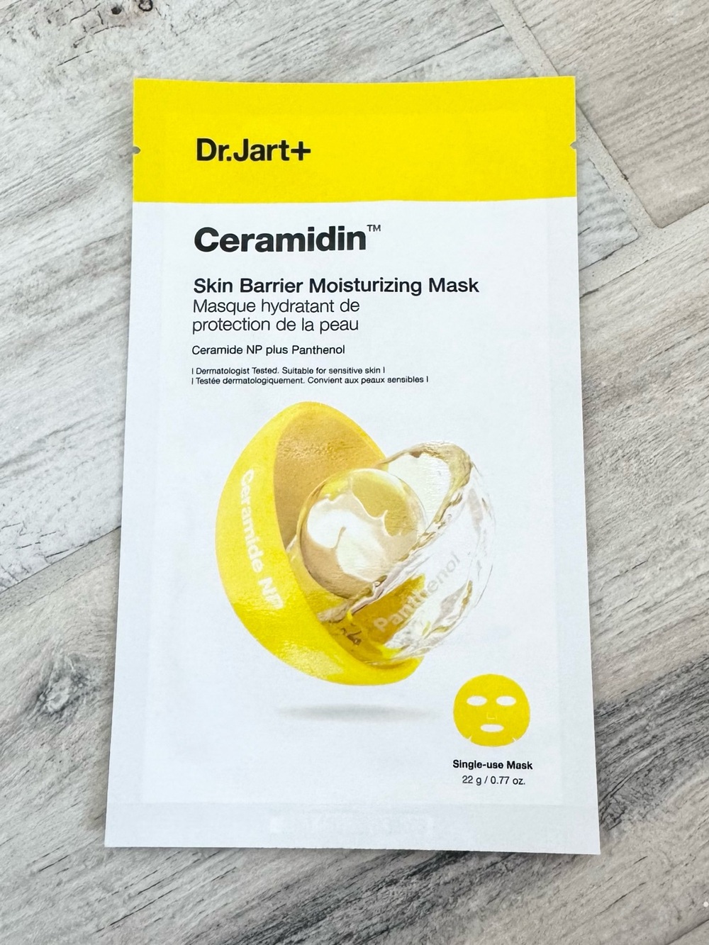 Dr Jart Ceramidin Skin Barrier Moisturizing Mask
